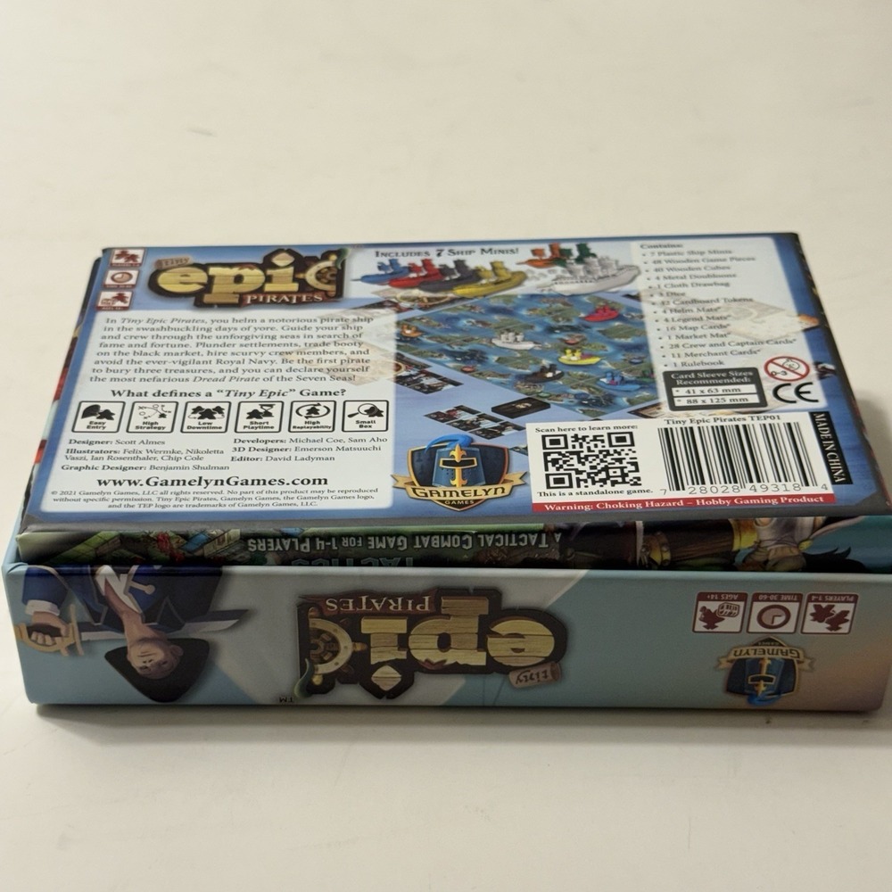 Tiny Epic Pirates & Western Board Game Card Game Complete Gamelyn - Picture 8 of 8